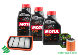 kit tgl 3 motul + filtro olio hf 152 + filtro aria 21170101731